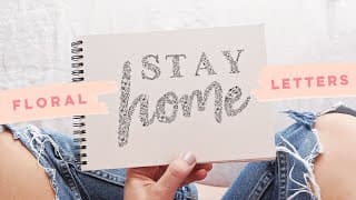 Floral Hand Lettering