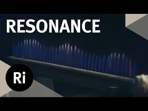 Visualising Resonance - Christmas Lectures with Leonard Maunder