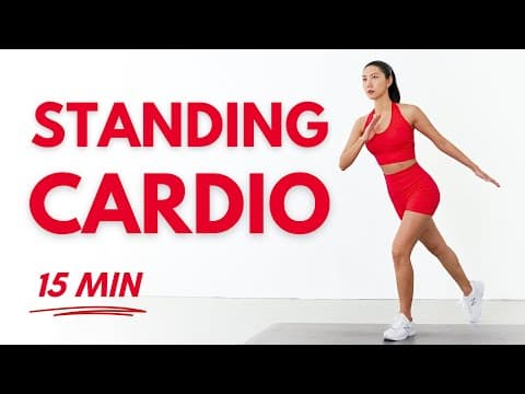 15 MIN STANDING CARDIO WORKOUT🔥7 Days Weight loss Challenge - No Jumping, No Squat, No Lunge