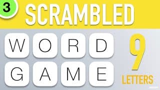 Scrambled Word Games |Guess the Word Game |9 Letter Words