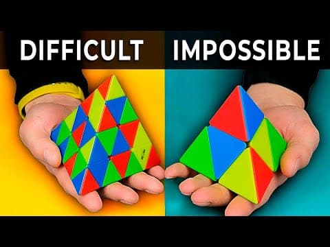 Simple puzzles that are impossible to solve - 2X2 Pyraminx