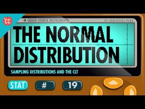 The Normal Distribution: Crash Course Statistics