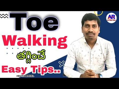 How to Control Toe Walking in Children With Special needs in Telugu  -  Therapy Tips  -  By Autismreel