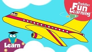 Lets Build a Plane | Plane video for toddlers | Toddler Fun Learning