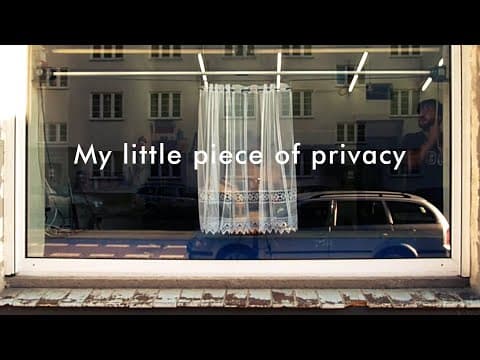 My Little Piece of Privacy, an installation by Niklas Roy