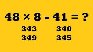 MATH VIDEO 41 - SOLVE THE LAST ONE!
