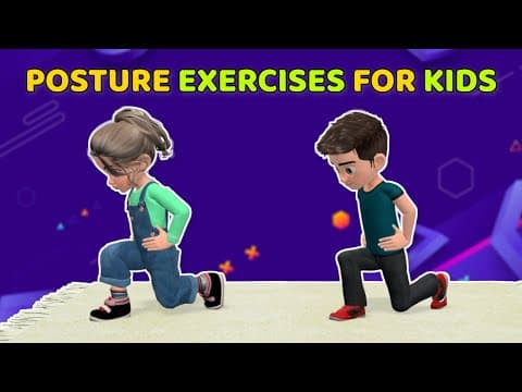 IMPROVE KIDS POSTURE AT HOME - EASY AND SIMPLE EXERCISES | Kids Exercise