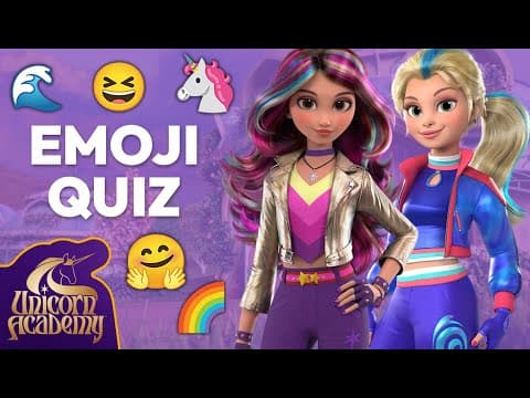 GUESS THE UNICORN RIDER! | Unicorn Academy Emoji Quiz 🏆 | Games for Kids