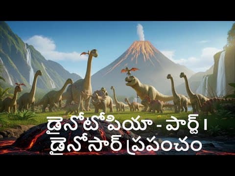 డైనోటోపియా - I | Telugu Dinosaur Stories | Telugu Stories | 3D Animated Telugu Moral Story for Kids