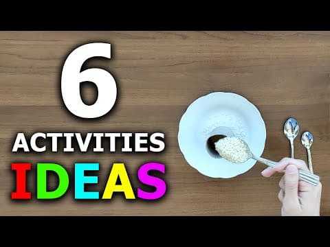 Activity for kids development - fun diy indoor activities