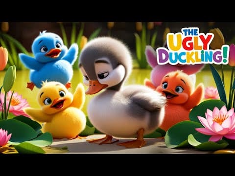The Ugly Duckling Story for Kids 🦆 | English Moral Stories | Bedtime Stories
