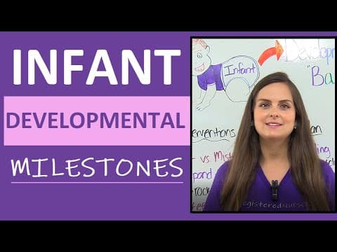 Infant Developmental Milestones Mnemonic Pediatric Nursing NCLEX