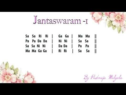 Carnatic music - jantaswaram 1