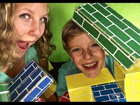 Learn English Words Pretend Play Toy Bricks