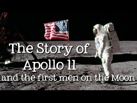 The story of apollo 11 and the first men on the moon - the moon landing for kids