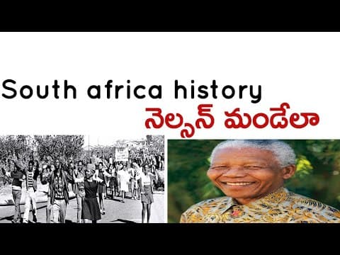 Nelson Mandela & South Africa history in Telugu