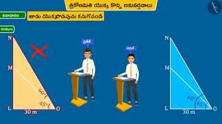 త్రికోణమితి యొక్క కొన్ని అనువర్తనాలు |Part 5/5|Some Applications of Trigonometry
