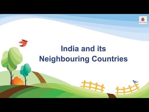India And Its Neighbouring Countries | Social Studies For Kids | Periwinkle