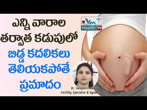 కడుపులో బిడ్డ కదలికలు ఎప్పటి నుంచి తెలుస్తాయి -  baby movements in womb -  dr swapna chekuri