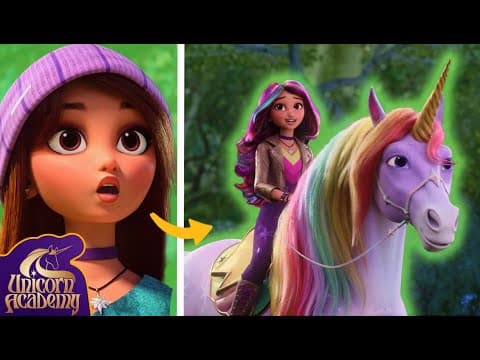 LUCKY SIGNS ☘️ You’re Destined to be a Unicorn Rider! 🦄 Unicorn Academy | Cartoons for Kids