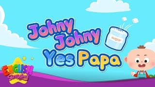 Johny Johny Yes Papa - Nursery Rhymes - Animation Kids song with Lyrics