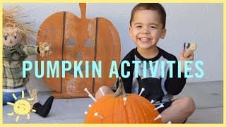 PLAY  5 Non-Carving Pumpkin Activities