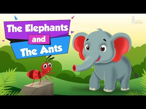 The Elephants and The Ants | English Stories For Kids | BebeGenie