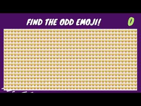 FIND THE ODD EMOJI #24 INSANE EDITION