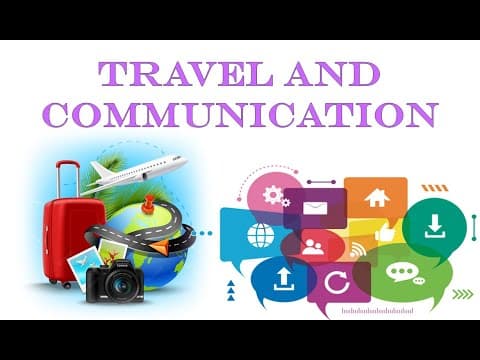 Travel and Communication l mode of travel
