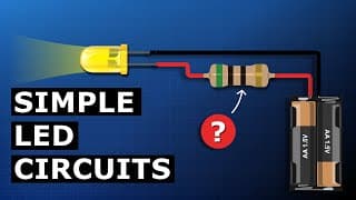 Simple LED circuit |basic electronics