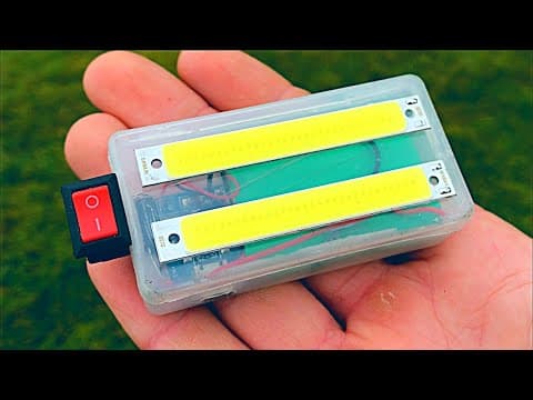 How To Make Rechargeable LED Emergency Light At Home