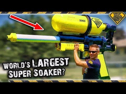 The Worlds SECOND Largest Super Soaker  TKOR Experiments Making The Largest Water Gun Ever