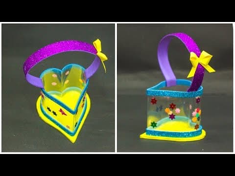 Recycle Plastic Bottles | Plastic Bottle Craft Ideas | Cute Basket