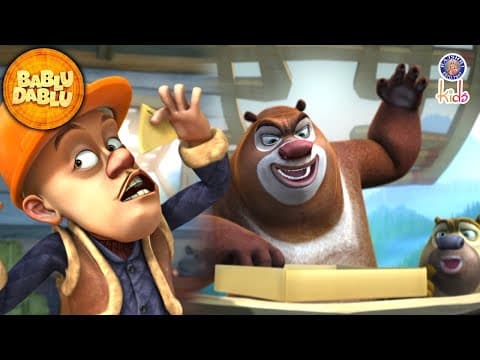 Bablu Dablu Hindi Cartoon Big Magic | Bhalu Ne Khaya Lakkha Ka Pizza | Bablu Dablu | Funny Cartoon