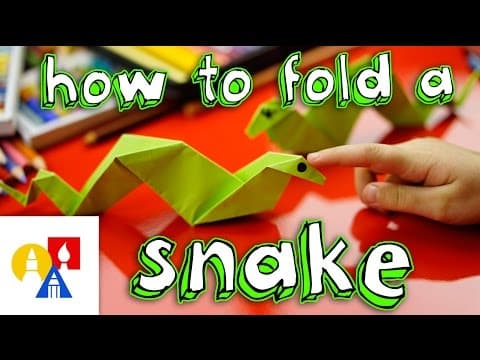 How to fold an origami snake
