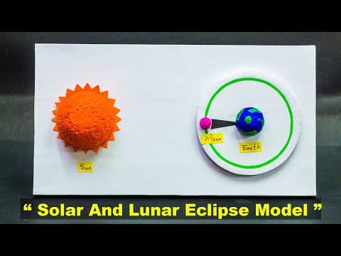 Science Projects | Solar And Lunar Eclipse Model