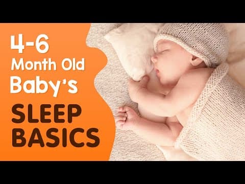 4 to 6 month old baby’s sleep pattern