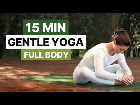 15 Min Gentle Yoga Routine | Beginner Friendly Full Body Stretch