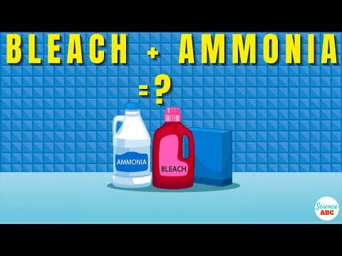 Why You Should NEVER Mix Bleach and Ammonia