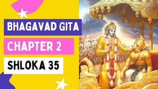 Learn Gita Shloka Chanting | Chapter 2 Shloka 35 | Daily Gita Pathshala for Kids