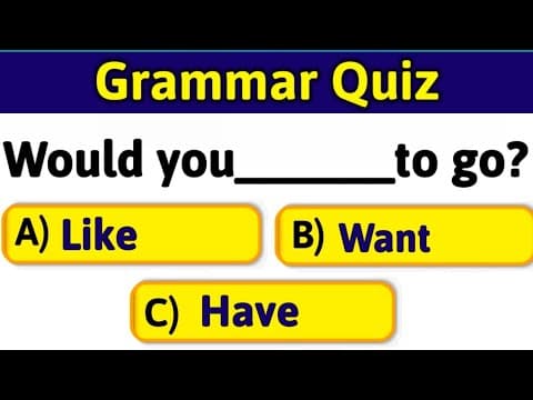English Grammar quiz | ONLY A GENIUS WILL SCORE 10/10 | English grammar Quiz | English ques and Ans