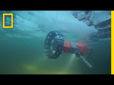 Testing a Space Rover Under Alaskan Ice