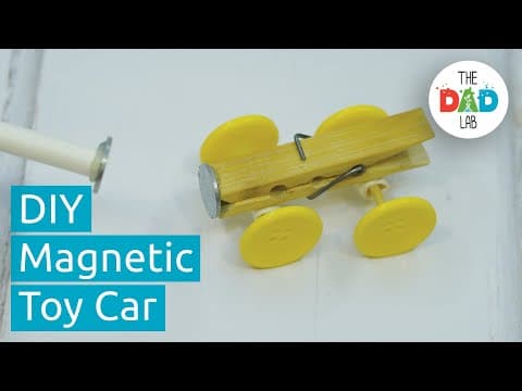 How To Make A Magnet Powered Vehicle | Simple Science Project