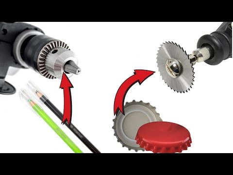 How to make Drill Chuck and Saw for dc motor at home