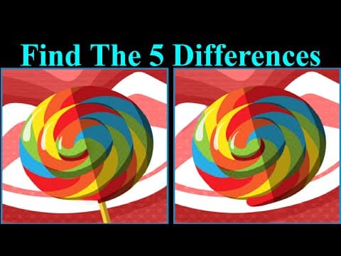 Spot The Difference :Only Genius Find Differences Find 5 Difference  40 Can You Beat the Clock?