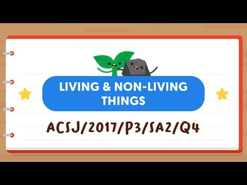 PSLE SCIENCE MADE SIMPLE EP45 | Living & Non-Living Things | Classification Skills