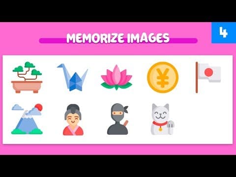 Visual memory test - train your visual memory - video 4