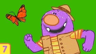 Learn About The Life Cycle Of A Butterfly  Milos Monster School Vlog