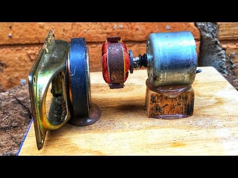 Free Energy 12 Volt , How to Make Self running Electricity Generator  , wow amazing ideas