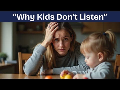Why Kids Don’t Listen (and What to Do About It)